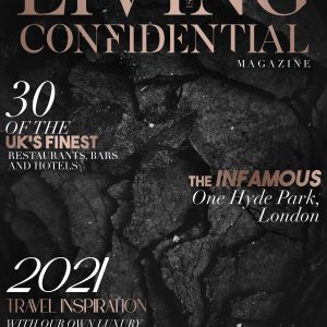 Magazine cover of the Living Confidential