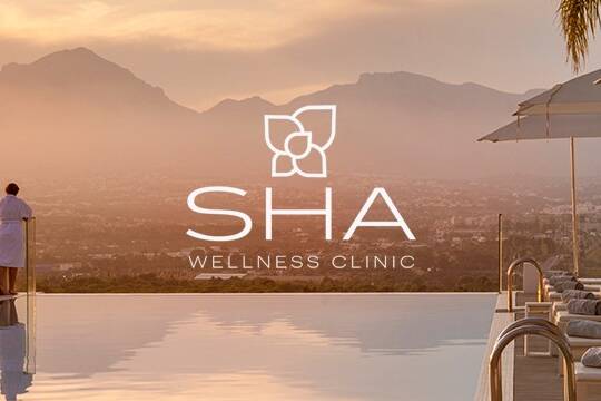 The logo for sha wellness clinic.